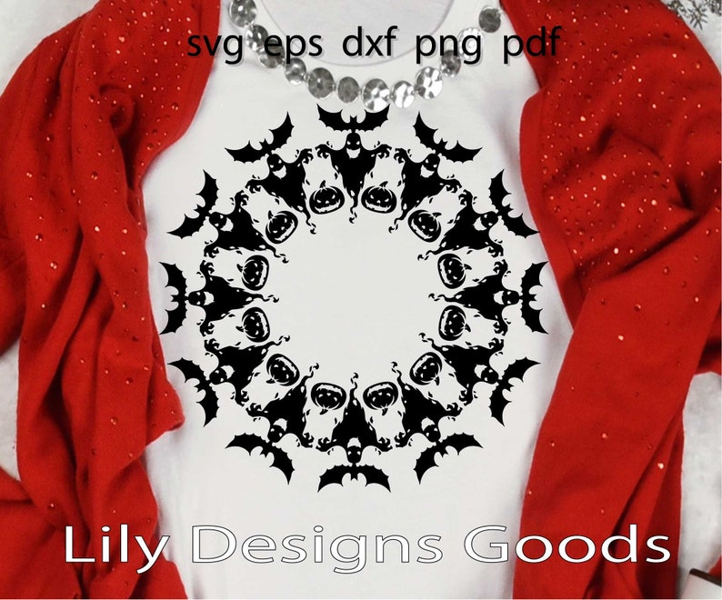 Download MANDALA Bat SVG Halloween Bat SVG Silhouette Cut Files Bat ...