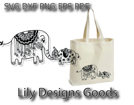 Download Free Elephant Mandala Svg Zentangle Elephant Svg Elephant Etsy SVG Cut Files