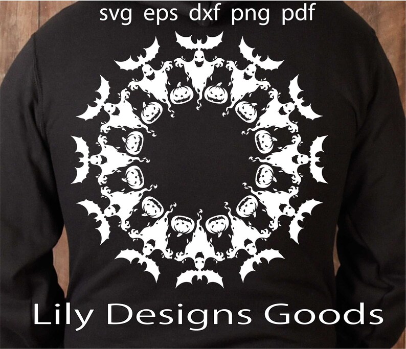 Download MANDALA Bat SVG Halloween Bat SVG Silhouette Cut Files Bat ...