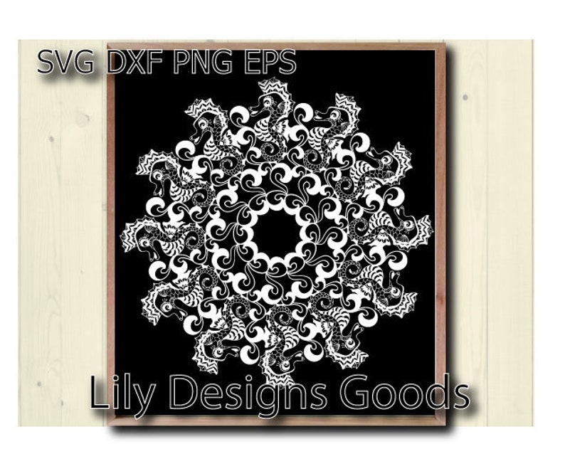 Download Seahorse Mandala Svg For Cricut Zentangle Seahorse Svg File Visual Arts Craft Supplies Tools