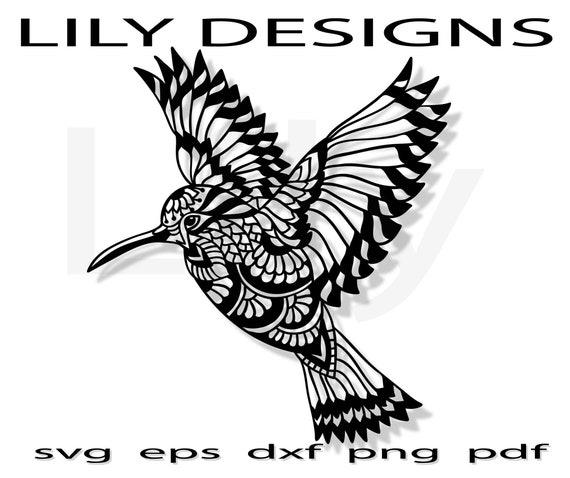 Free 217 Hummingbird Mandala Svg Free SVG PNG EPS DXF File