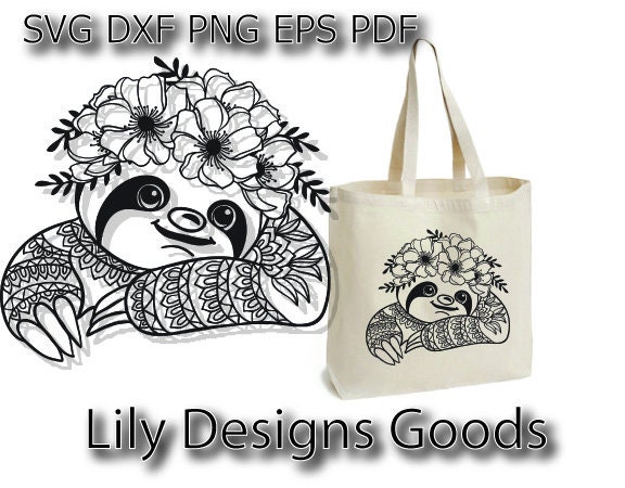 Free Free Sloth Mandala Svg Free 75 SVG PNG EPS DXF File