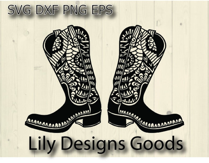 Download Western Boots Svg Country Girl Svg Stencils Templates Craft Supplies Tools Darulmusthofanwra Sch Id