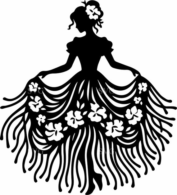5 Floral Woman SVG  5 Elegant Dress Cut File  Feminine Silhouette Art,  Nature Craft Decor, Bridal Design, Flower Lover Gift Idea - Etsy Israel