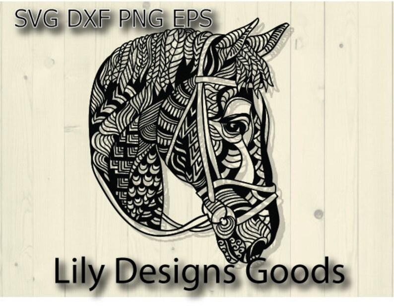 Download Western svg Horse mandala svg horse head svg horse svg | Etsy