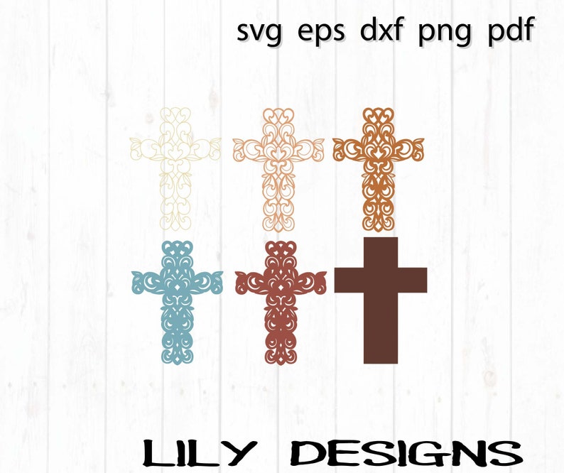 Download Layered Cross SVG 3d Mandala Cross Svg | Etsy