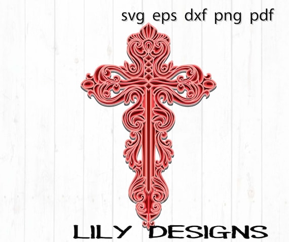 Free Free 345 Layered Mandala Cross Svg SVG PNG EPS DXF File