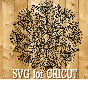 Mandala svg / zentangle mandala svg / intricate svg file / cricut design svg / zentangle for cricut / zentangle mandala flower / for cricut