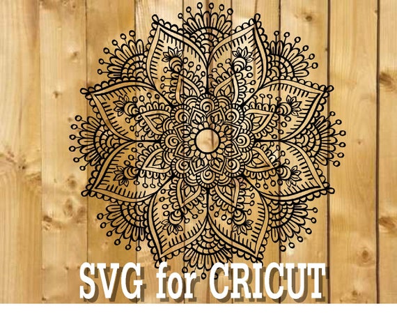 Download Mandala Svg Zentangle Mandala Svg Intricate Svg File Etsy