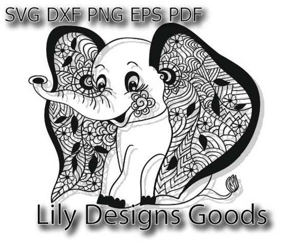 Download Tattoo Elephant Svg Elephant Clipart Svg Baby Shower Svg Etsy