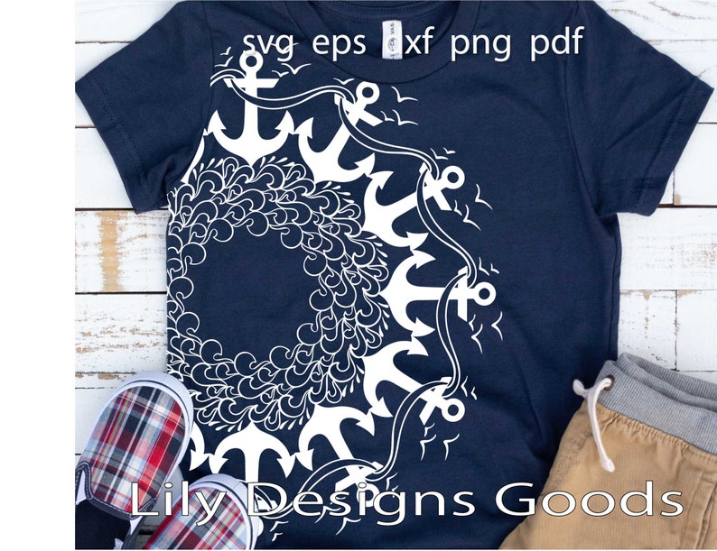Download Mandala anchor SVG anchor svg nautical svg anchor cut file ...