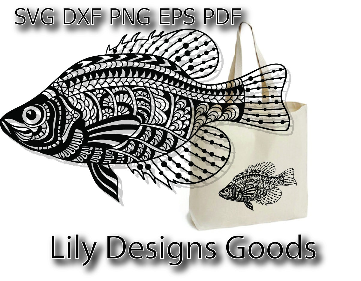 Download Fish Svg Cricut Crappie Svg Fishing Clipart Fishing Etsy