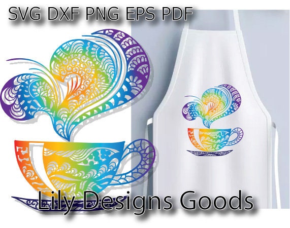Download Coffee Shop Svg Coffee Bar Svg Coffee Cup Clipart Coffee Mandala Svg Apron Girl Svg Cafe