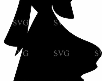 Graduation Girl SVG, 6 Elegant Graduate Silhouette, Class of 2025 Cut File, Grad Cap Clipart, Senior Year Digital Download