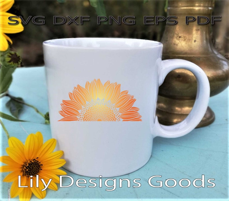 Free Free 328 Half Sunflower Svg Free SVG PNG EPS DXF File