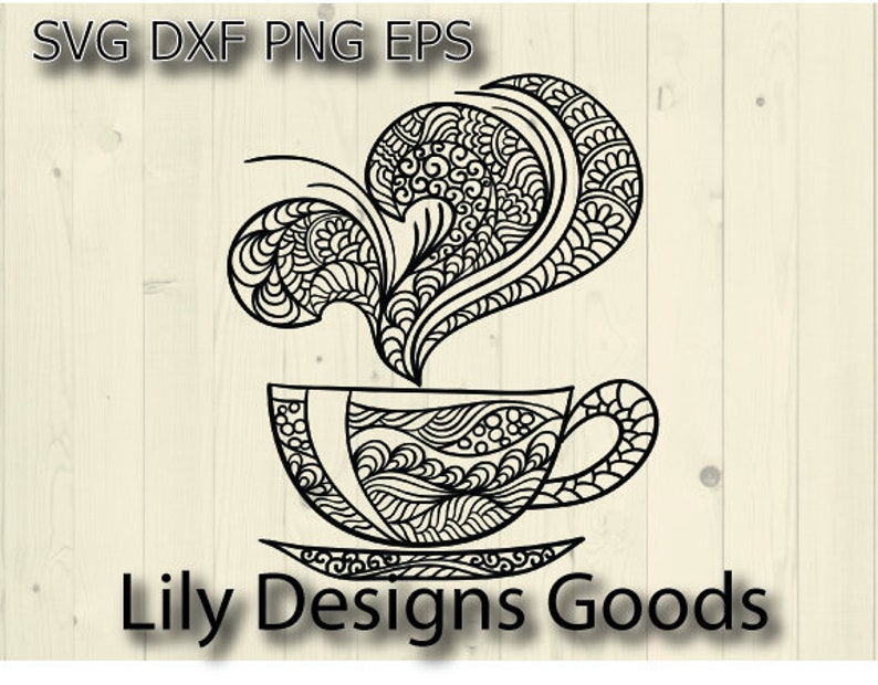 Download Coffee Mandala Svg Stencils Templates Craft Supplies Tools Mtacademy Co Il