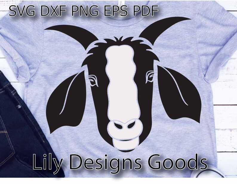 Download Funny goat svg floral flower head face mom shirt farm ...