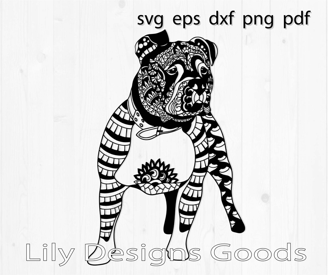 Download Pitbull mandala svg dog head face shirt lover mom dad gift ...