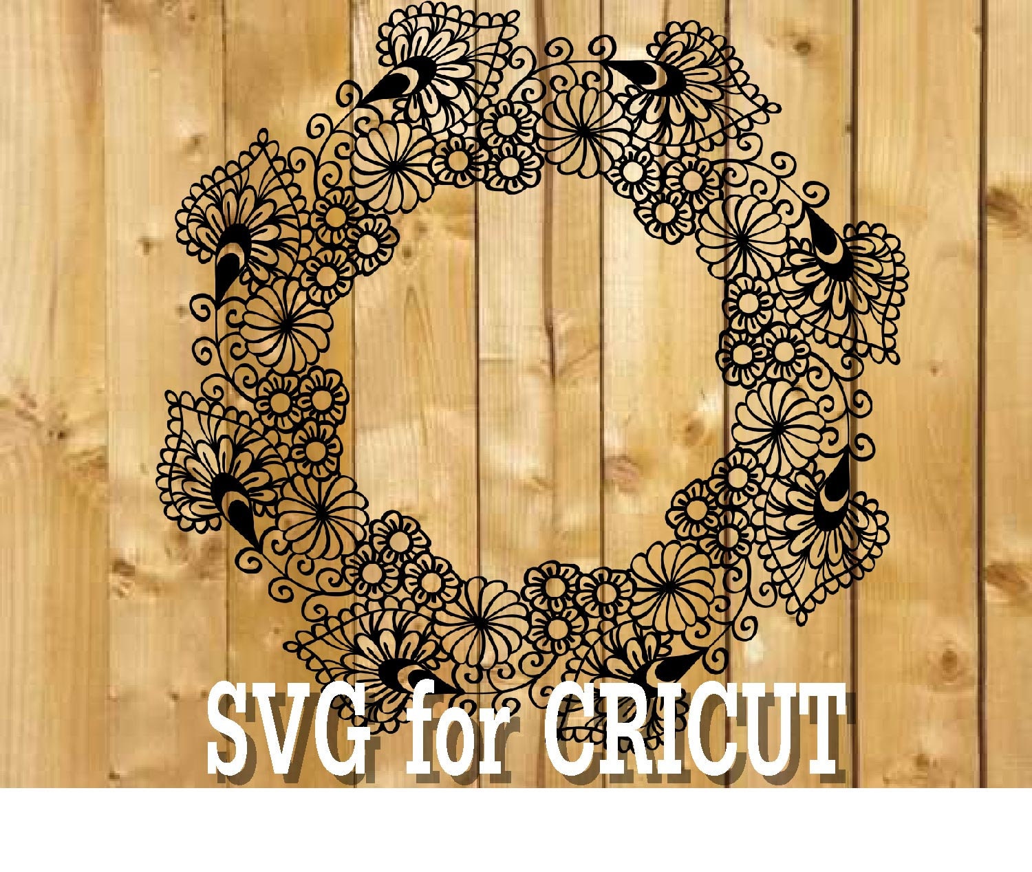 Mandala frame svg oval frame svg floral frame svg floral | Etsy