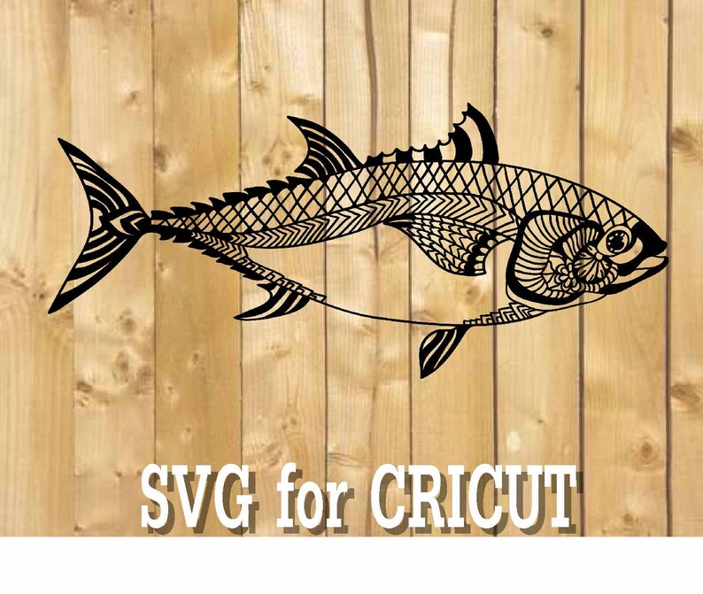 Download Fish mandala SVG fish zentangle SVG mandala for cricut | Etsy