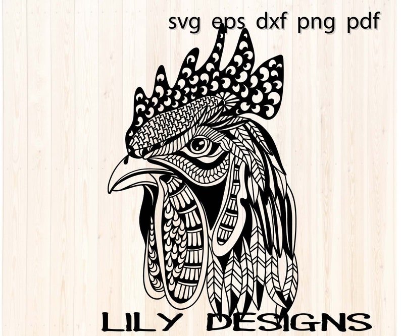 Free Free Rooster Mandala Svg 168 SVG PNG EPS DXF File