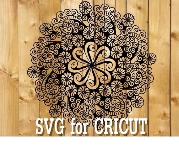 Mandala Svg Zentangle Svg Intricate Svg File Cricut Etsy