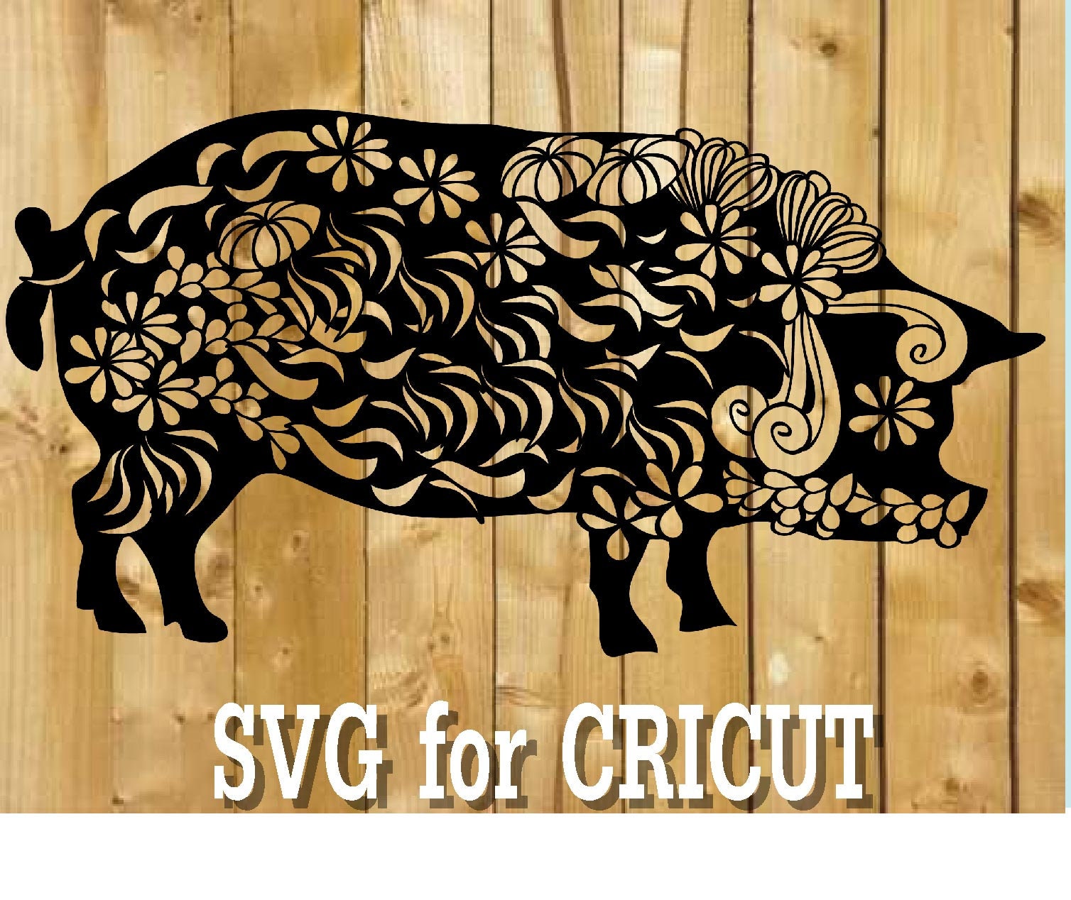 Download Pig Svg Pig Mom Svg Pig Mandala Svg Floral Pig Pig Show Etsy