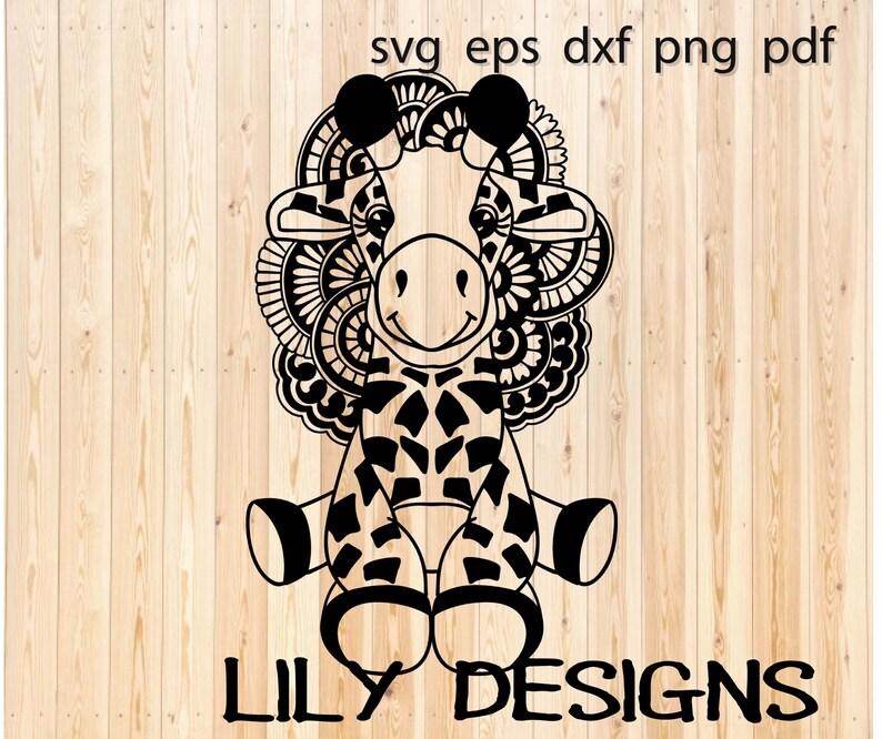 Download Layered Mandala Giraffe Svg Free Layered Svg Files