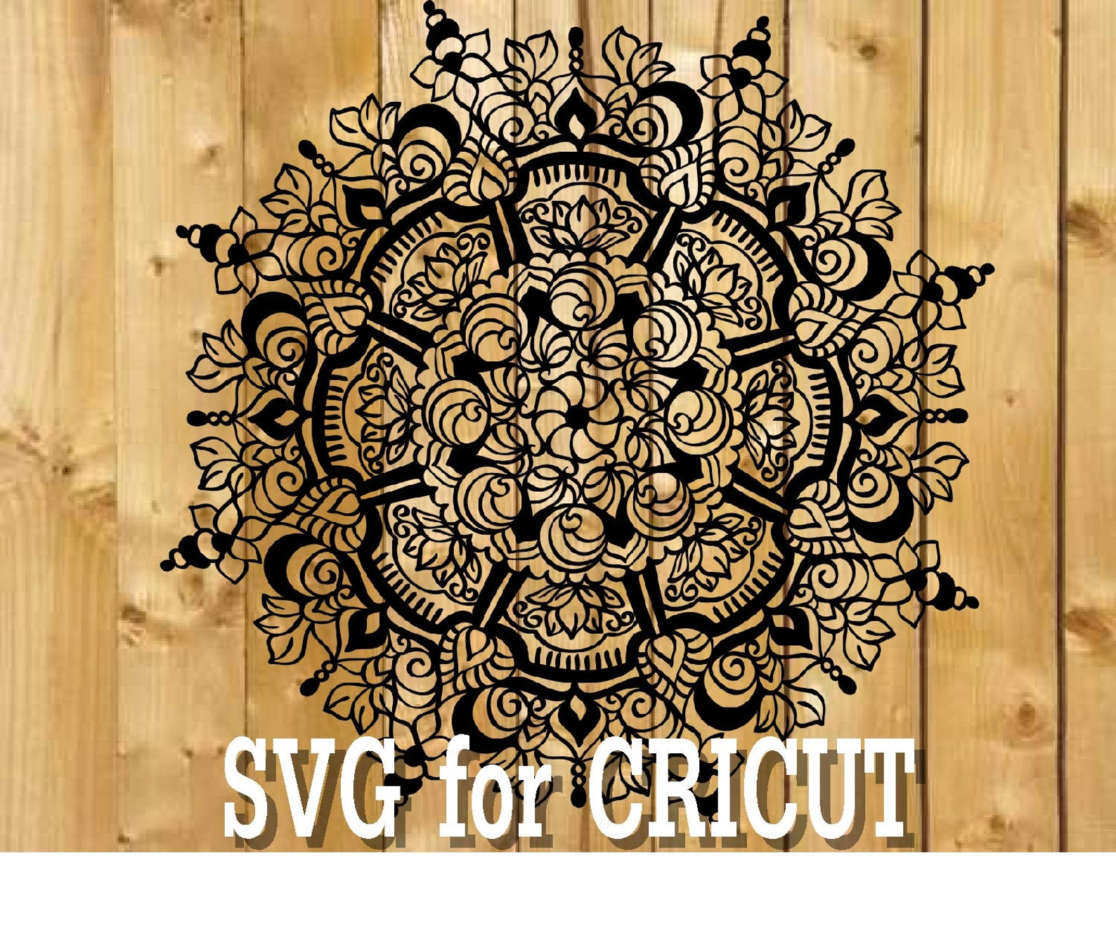 Download Circle lace svg mandala border wreath round doodle zentangle | Etsy