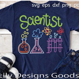 Scientist Svg, Science Svg, Chemistry Svg, School Svg, Science Teacher Svg, Career Day Svg, Science Clipart, Teacher Svg, Scientist Cut File