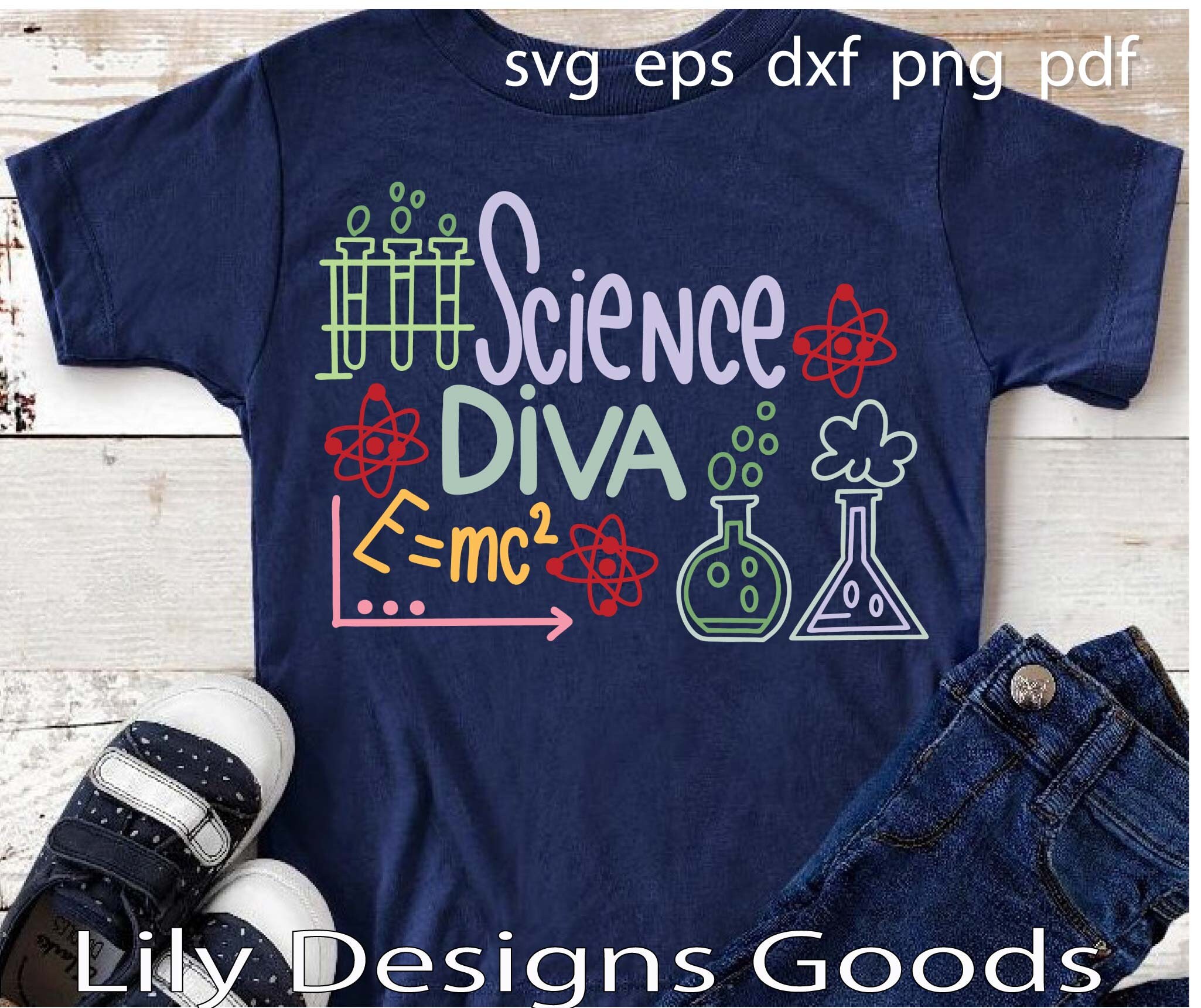 Science Teacher Svg Diva Teacher Chemistry Svg Png Etsy France
