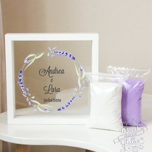 Personalized Wedding Sand Ceremony Set - Personalized Unity Sand Ceremony Set - Unity Sand Frame -Sand Ceremony Set For Wedding
