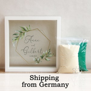 Set cerimonia della sabbia per matrimonio / Set cerimonia della sabbia per matrimonio Unity / Cornice sabbia Unity / Set cerimonia della sabbia per matrimonio personalizzato con nomi