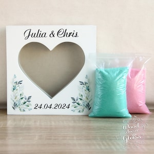 Personalized Blended Family Sand Unity Ceremony Set - Blended Family Sand Ceremony Set - Unity Sand Blended Family -  Blended Family Gifts
