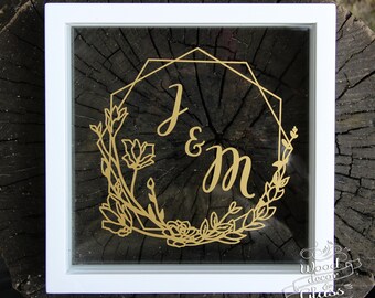 Sand Ceremony Set For Wedding / Sand Ceremony Unity Wedding Set /Unity Sand Frame/ Personalized Wedding Sand Ceremony Set With Your Initials