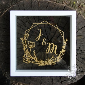 Sand Ceremony Set For Wedding / Sand Ceremony Unity Wedding Set /Unity Sand Frame/ Personalized Wedding Sand Ceremony Set With Your Initials