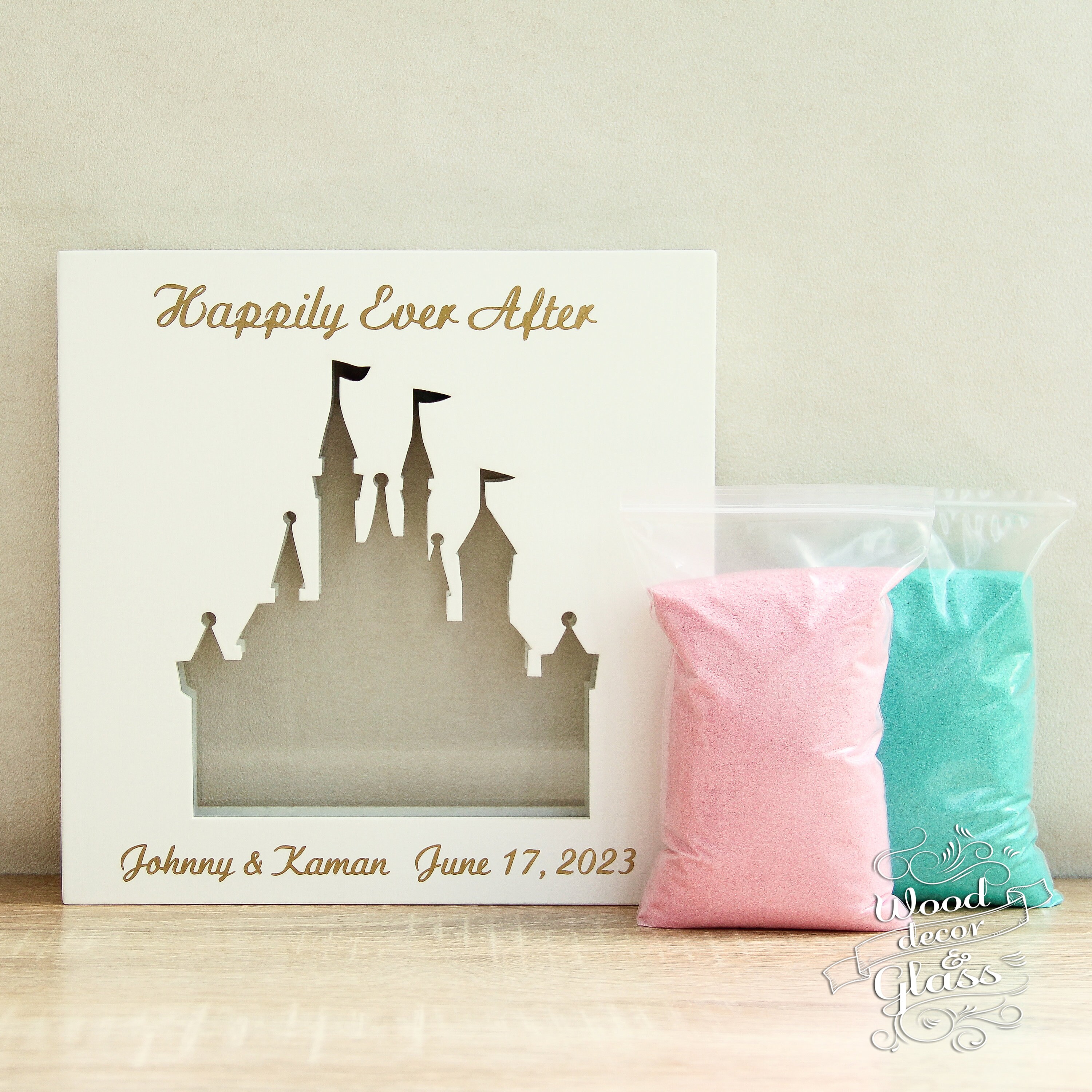 Personalized Wedding Sand Ceremony Set - Personalized Unity Sand ...