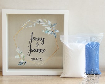 Sand Ceremony Set For Wedding / Sand Ceremony Unity Wedding Set / Unity Sand Frame / Personalized Wedding Sand Ceremony Set With Names