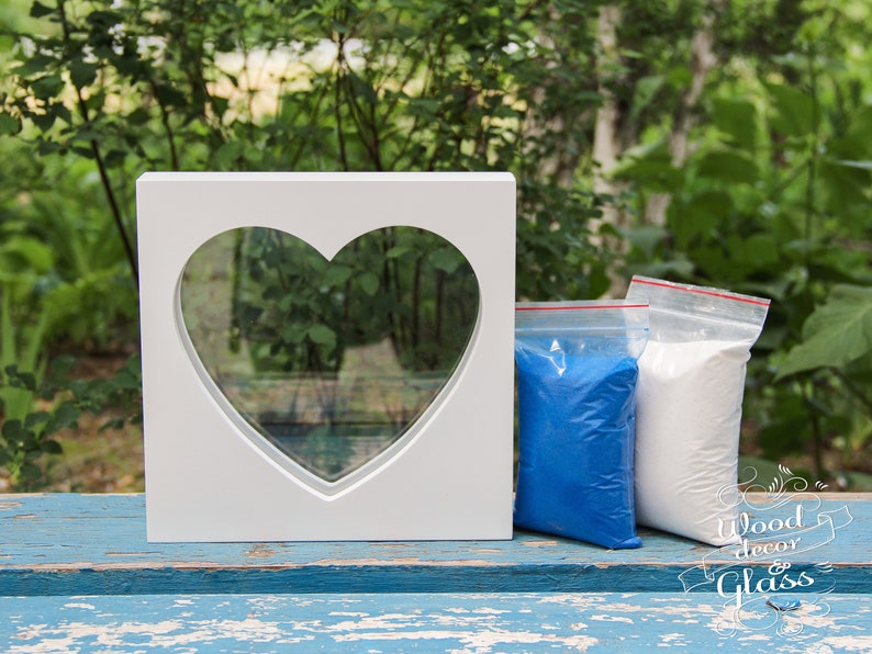 Wedding Sand Ceremony Heart Frame With Unity Image 0