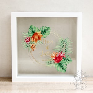 Sand Ceremony Frame For Wedding / Sand Ceremony Unity Wedding Box / Unity Sand Frame / Personalized Wedding Sand Ceremony Box With Names
