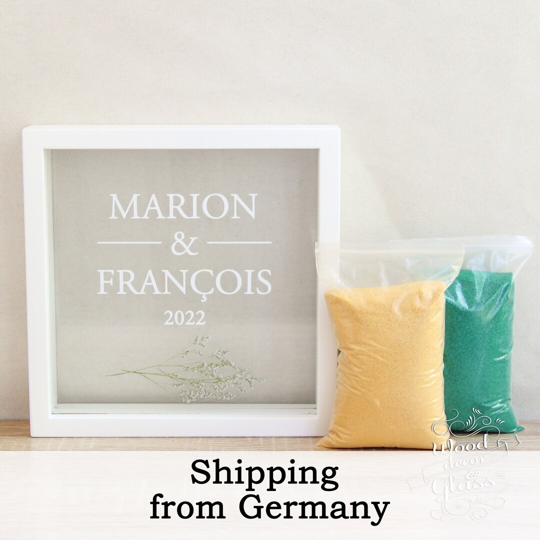Sand Ceremony Frame for Wedding / Sand Ceremony Unity Wedding Box ...