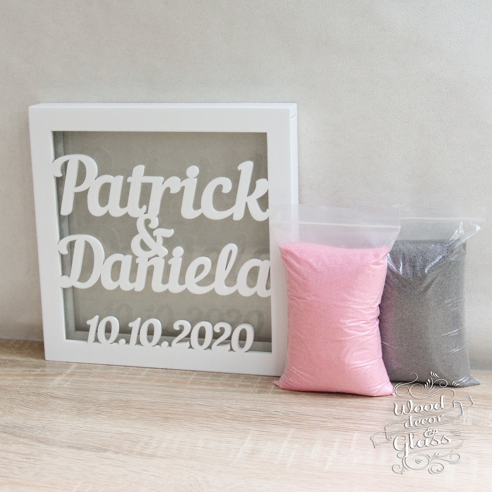 Sand Ceremony Set zur Hochzeit mit Ihren Namen und Datum Etsy.de