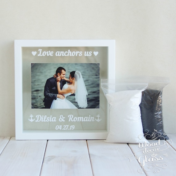 Personalized Wedding Sand Ceremony Photo Frame With - Unique Unity Sand Picture Frame Personalized Wedding Sand Ceremony Photo Frame With - Unique Unity Sand Picture Frame