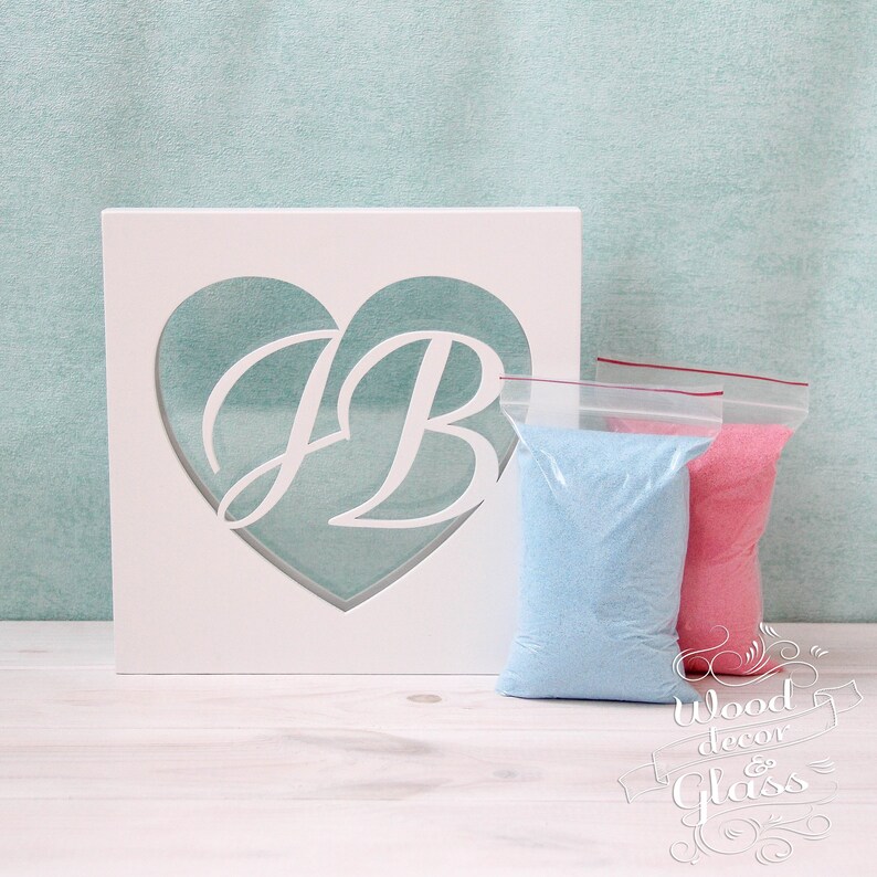 Personalized Wedding Sand Ceremony Set - Personalized Unity Sand ...