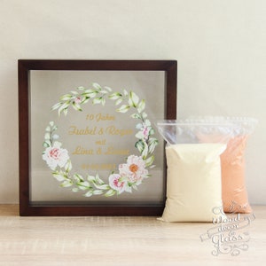 Sand Ceremony Set For Wedding / Sand Ceremony Unity Wedding Set / Unity Sand Frame / Personalized Wedding Sand Ceremony Set With Names