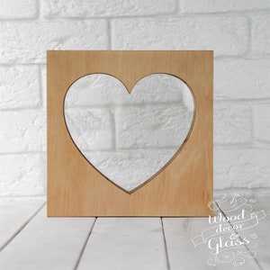 Wedding Sand Ceremony - Rustic Unity Sand Ceremony Frame - Rustic Heart Frame For Sand Ceremony- Wedding Gift - Rustic Design- Box For Sand