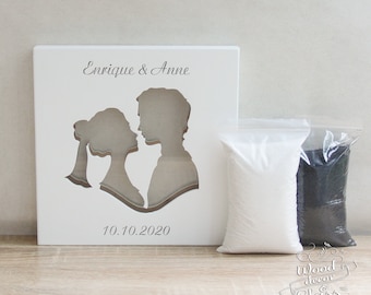 Sand Ceremony Set For Wedding / Couples Frame for Sand Ceremony / Unity Sand Set For Wedding / Sand Ceremony Set / Wedding Sand Ceremony Set