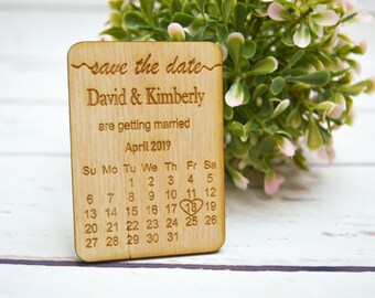 save the date magnet