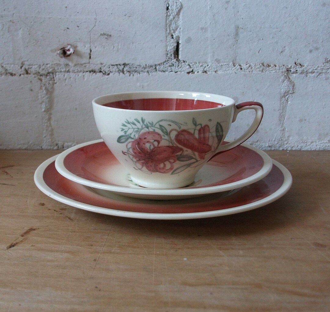 Vintage Susie Cooper Trio. Plate, Cup, Saucer Set. Iconic English ...