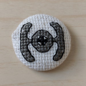 Tiny Tie Interceptor Cross Stitch Pattern